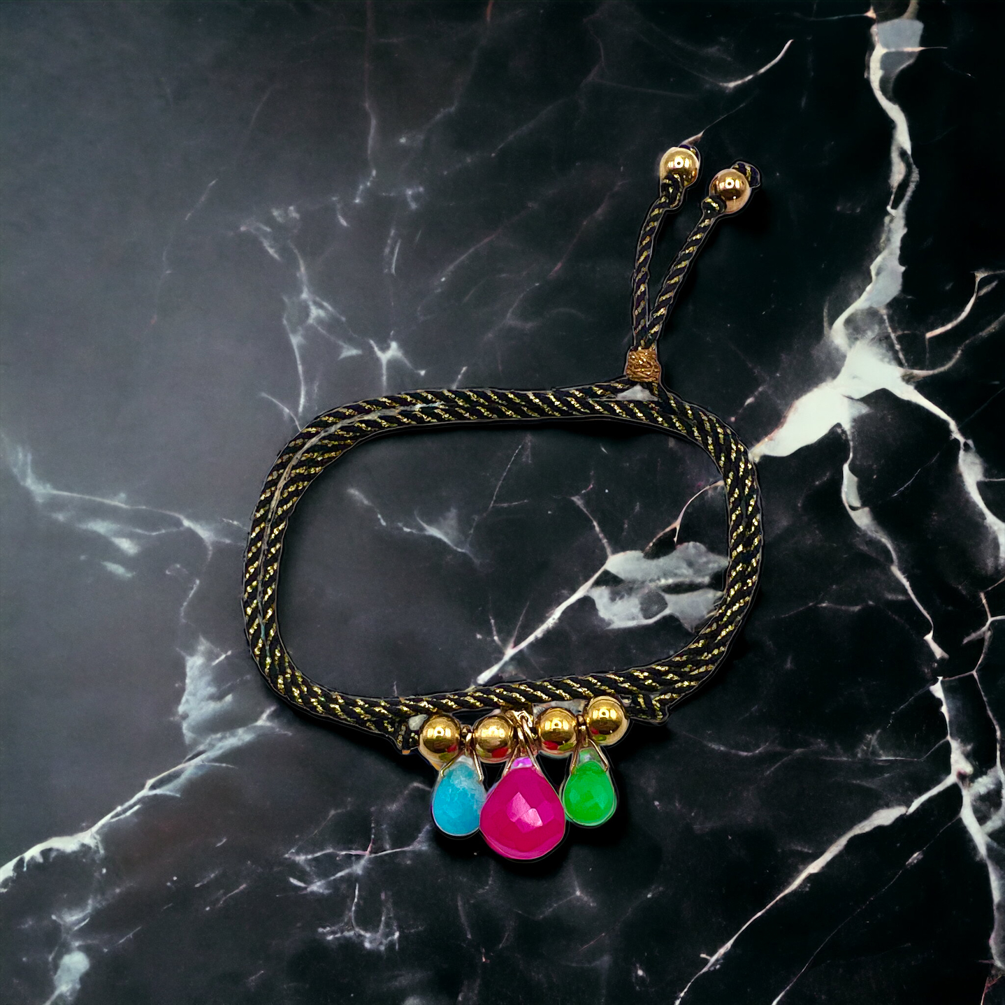 Bracelet trois tours Midninght